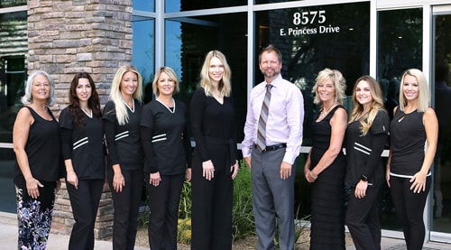 Dr. Lewandowski and his Scottsdale dental team