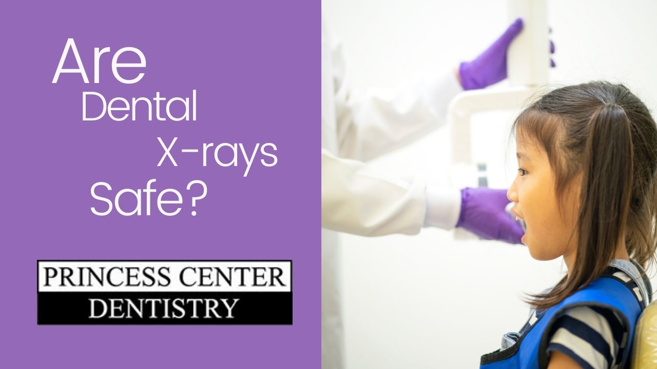 girl getting dental xrays