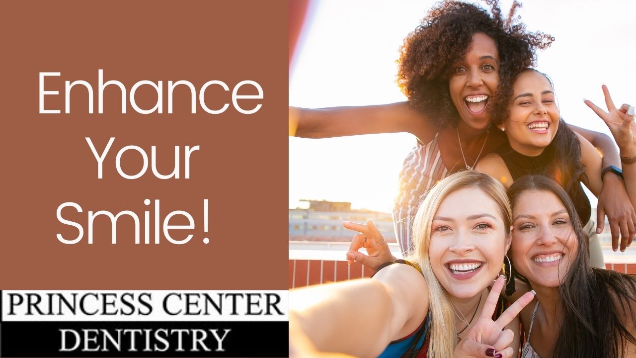 Ever wonder how can I enhance my smile? Wonder no more. Donna of Princess Center Dentistry in Scottsdale, Arizona shares two ways to do so!